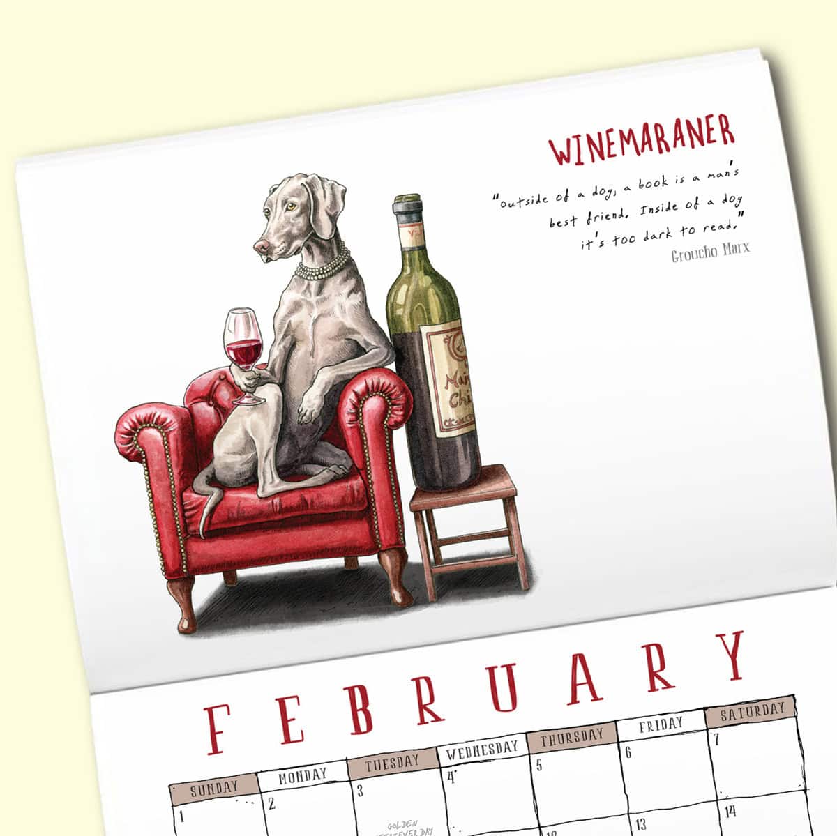 Mutts Nuts Calendar 2026 - Dogs Calendar