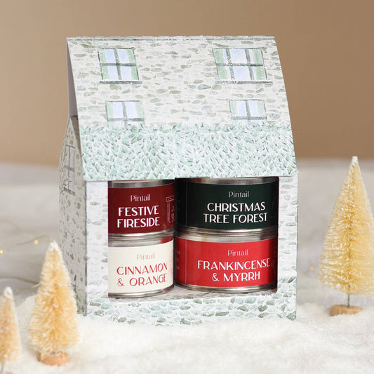 The Holiday Cottage Pintail Candle Gift Set