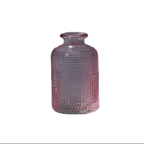 Lavender Dimpled Glass Bottle