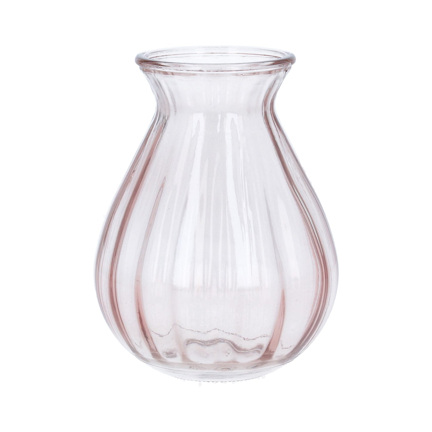 Pink Posey Glass Vase