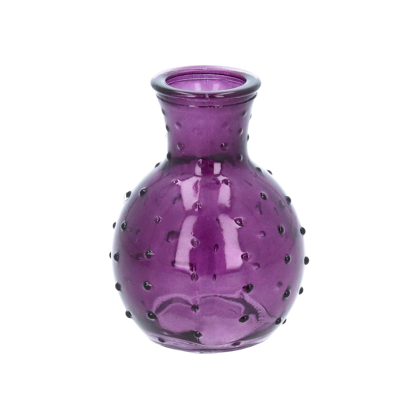 Purple Dimple Mini Bud Vase