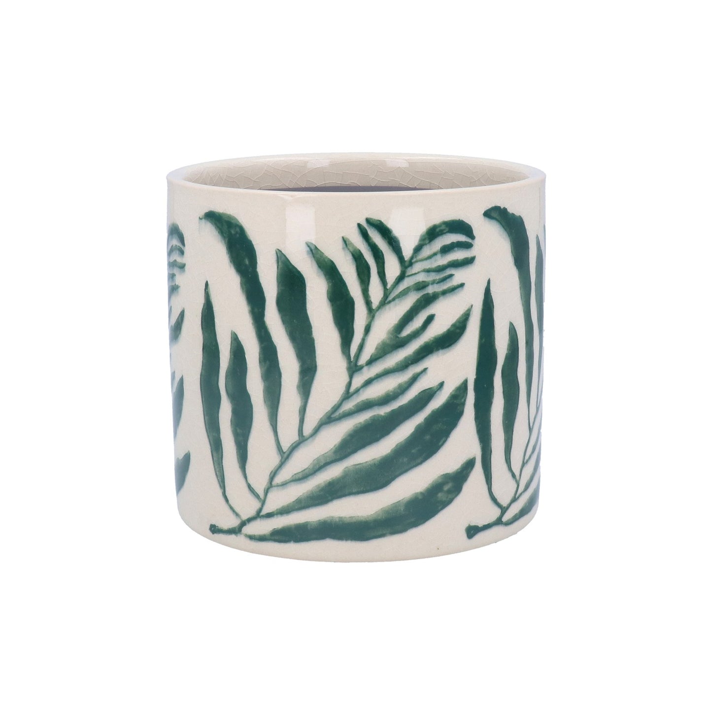 Green Branch Ceramic Small Planter