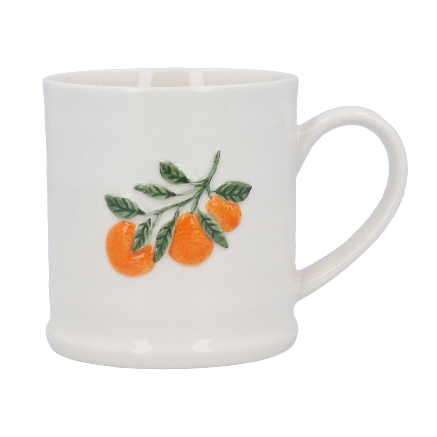 Orange Stoneware Mug