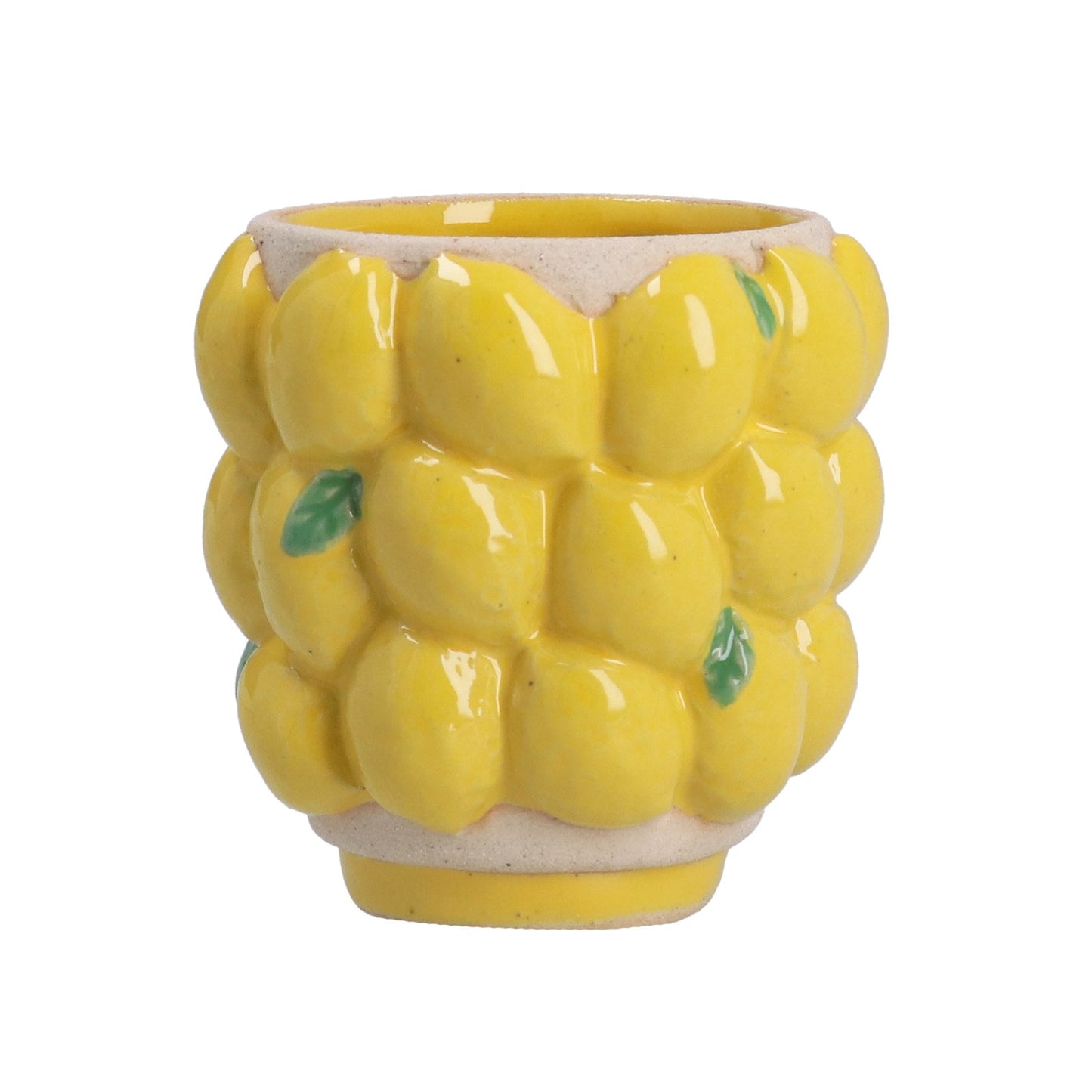 Lemons Stoneware Mini Planter
