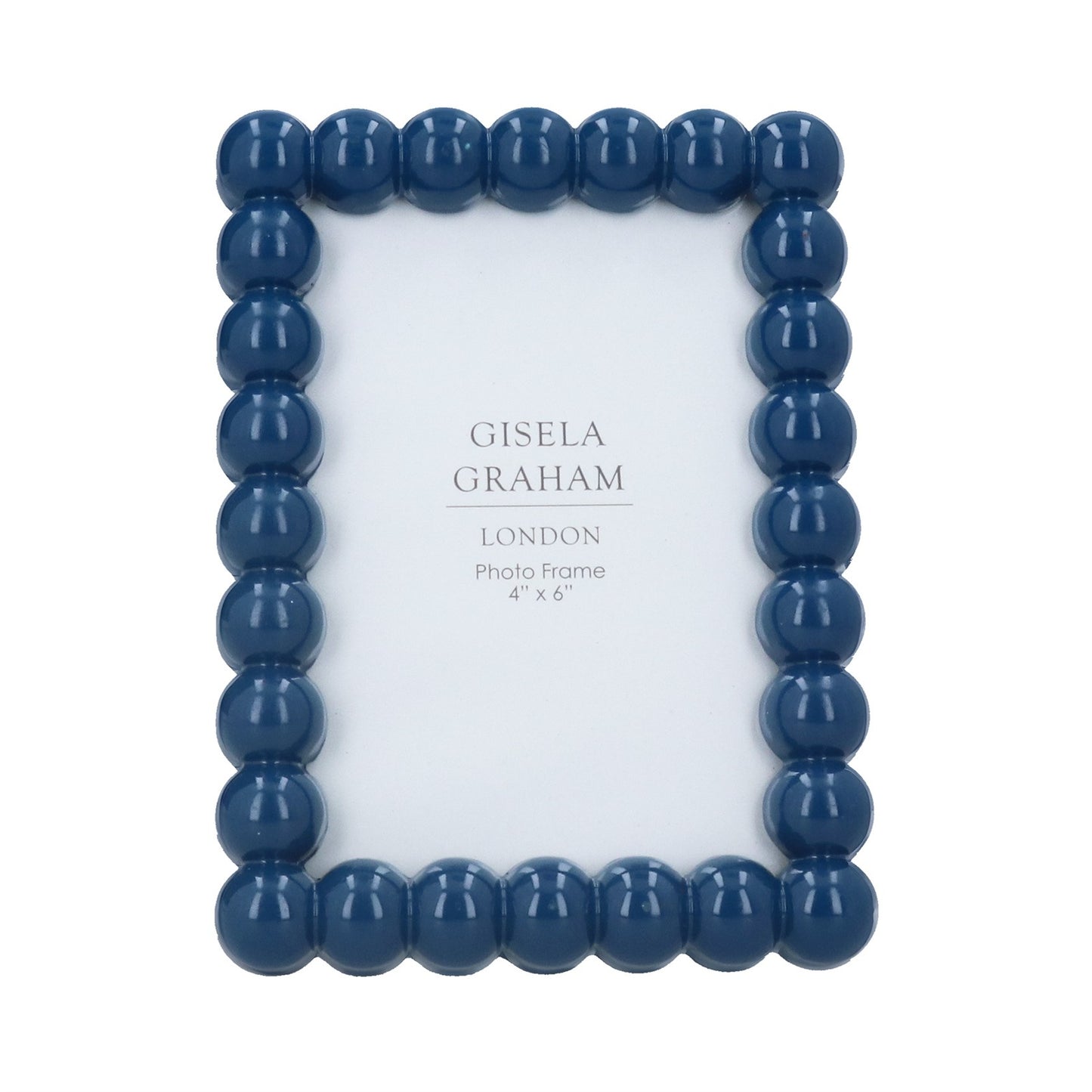 Blue Gloss Bobble Picture Frame
