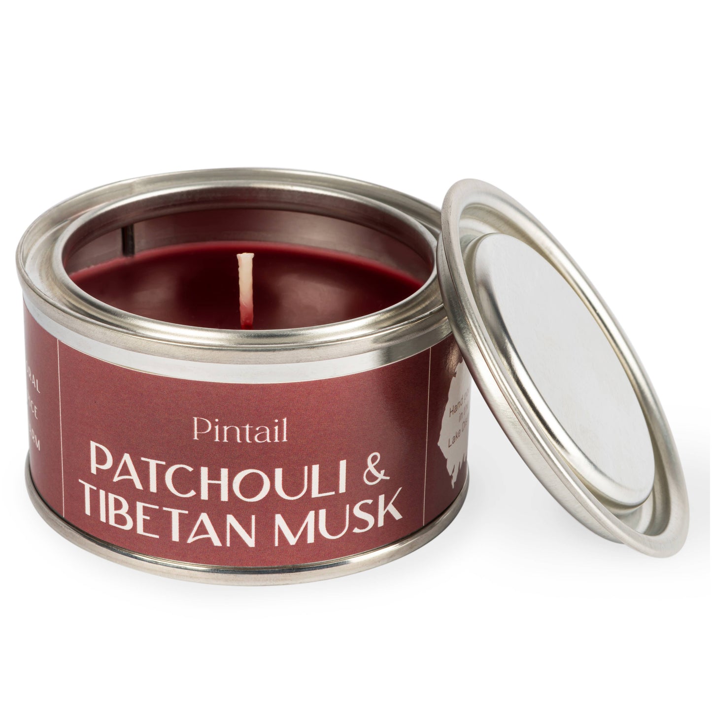 Patchouli and Tibetan Musk Pintail Paint Pot Candle