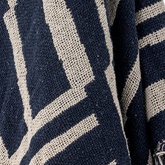 Navy Blue Frankie Throw