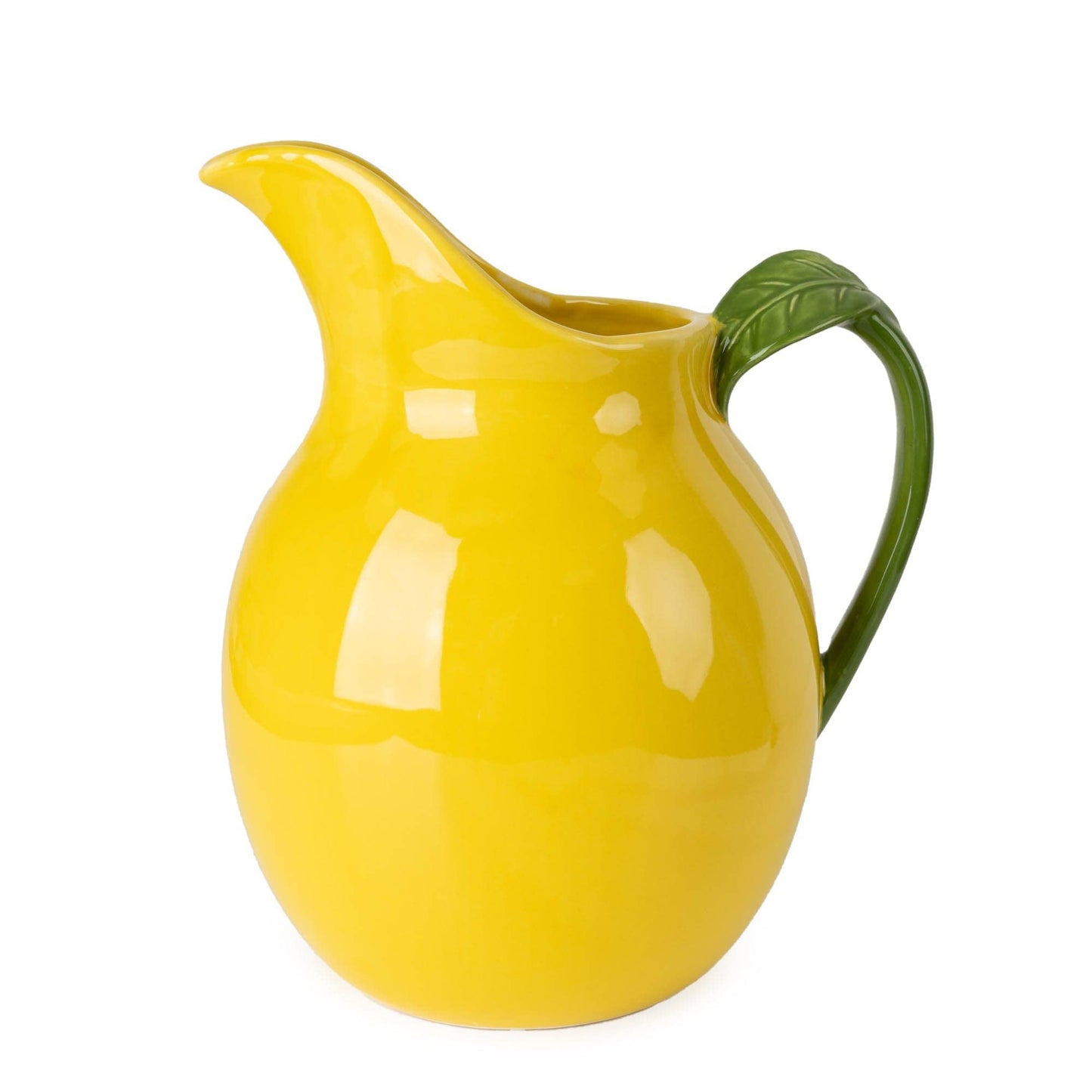 Lemon Yellow Reactive Glaze Jug