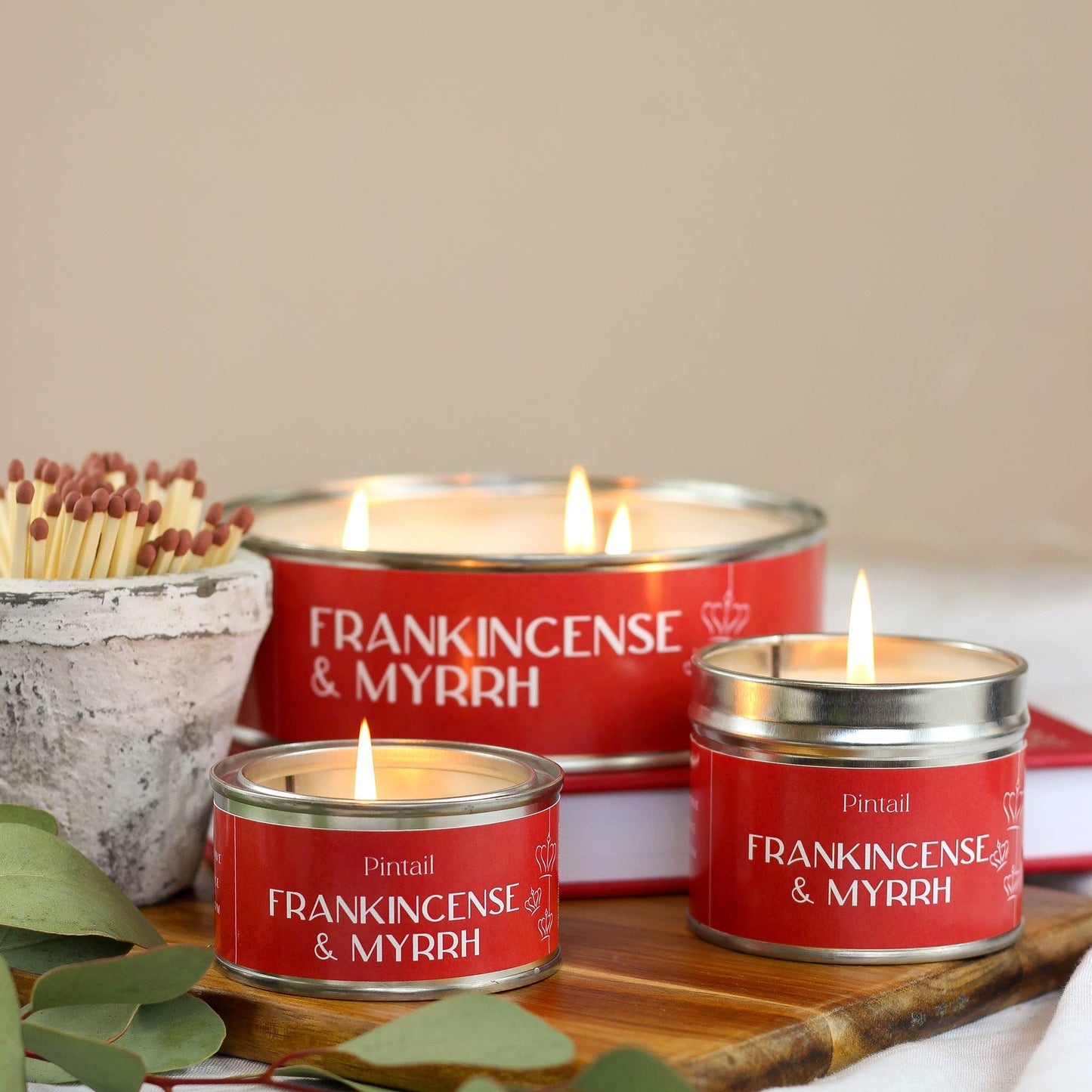 Frankincense & Myrrh Pintail Paint Pot Candle