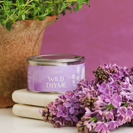 Wild Thyme Pintail Paint Pot Candle
