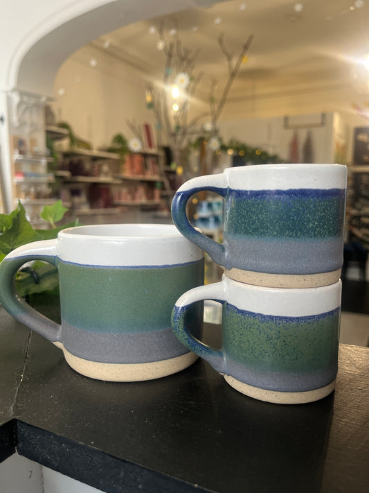 Marlowe Blue/ Turquoise Espresso Mugs