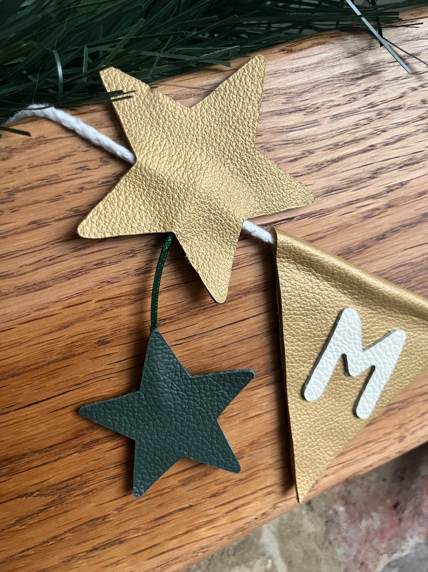 Merry Christmas Bunting With Stars