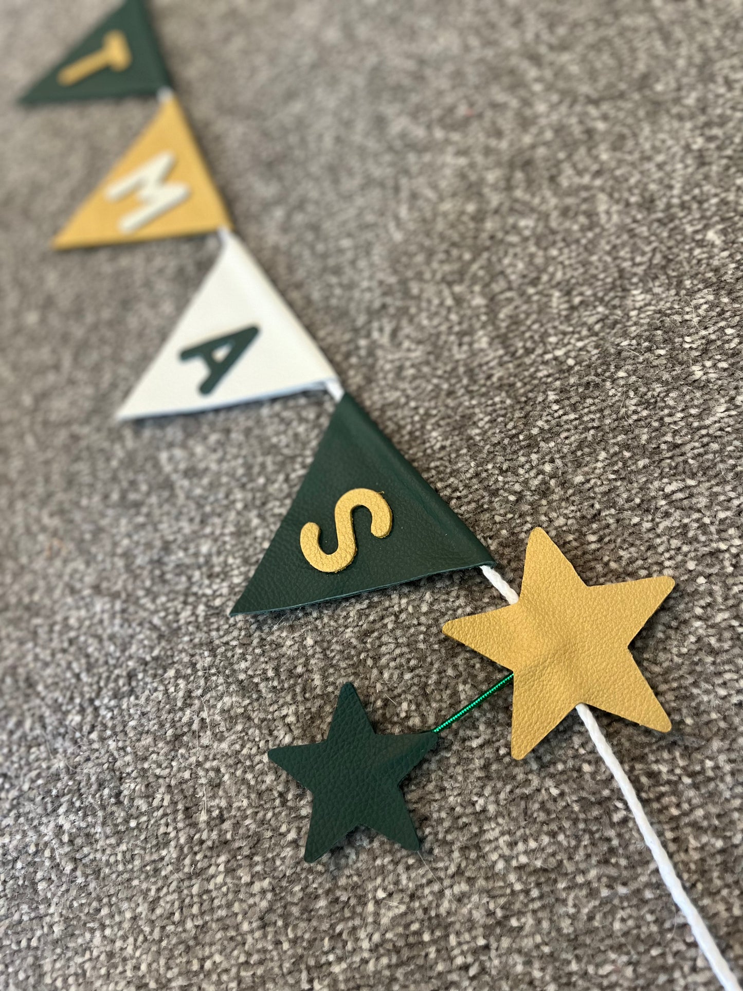 Merry Christmas Bunting With Stars