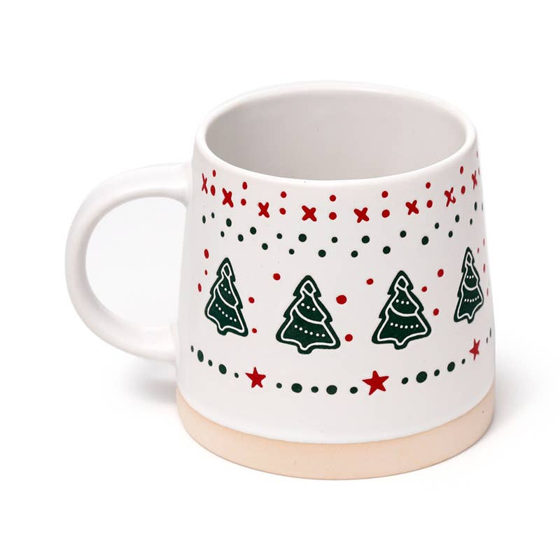 Christmas Tree Stoneware Mug