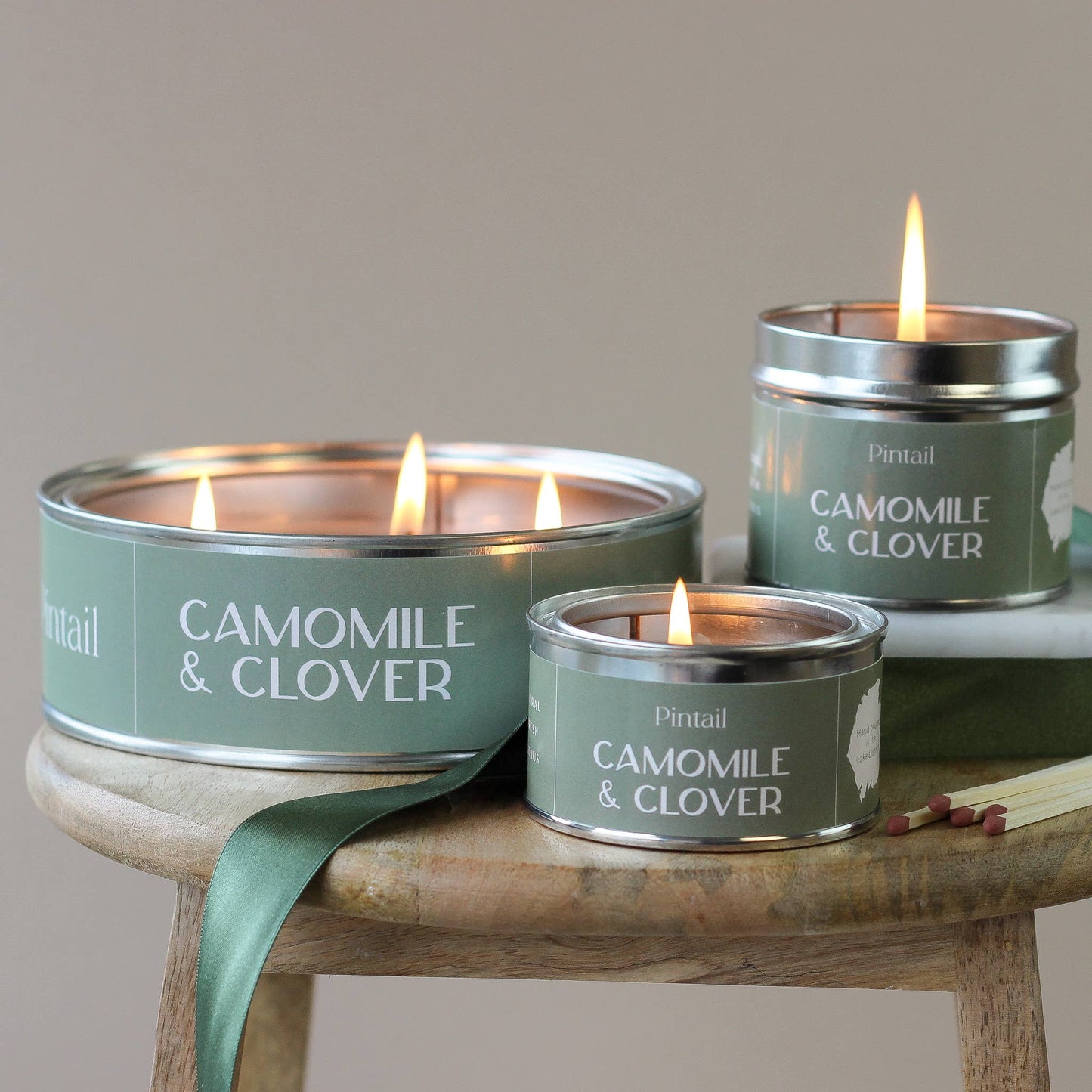 Camomile and Clover Pintail Paint Pot Candle