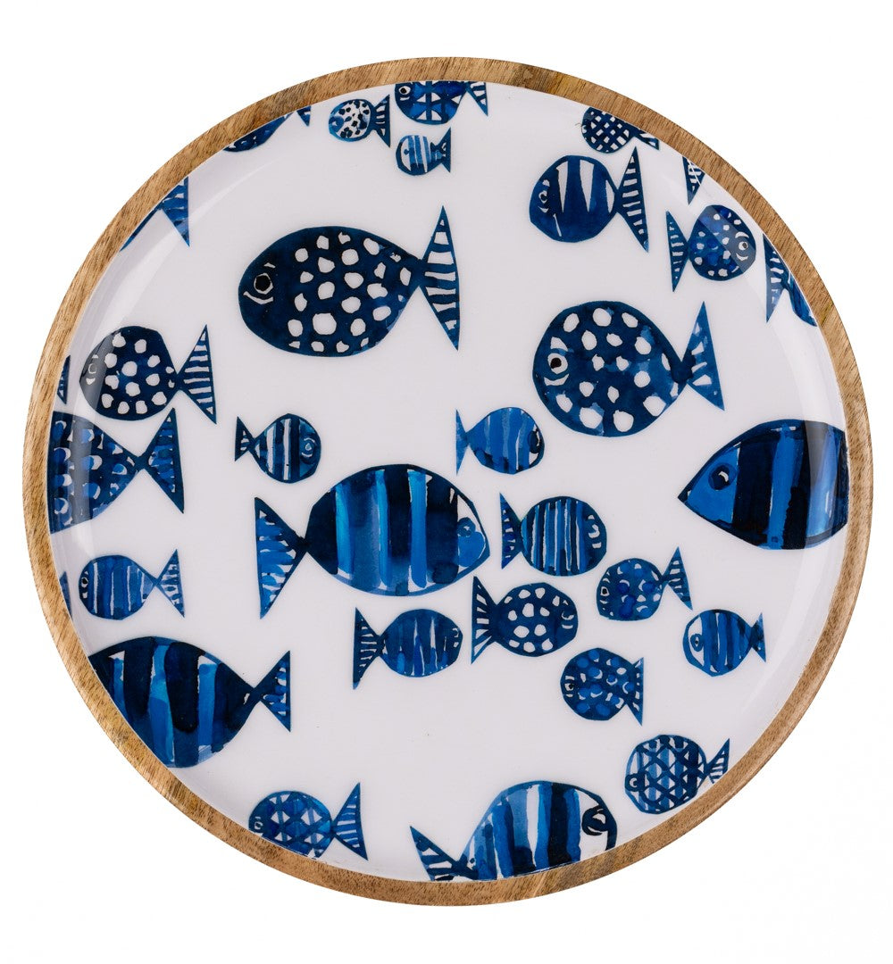 Barrier Reef Mango Wood Platter