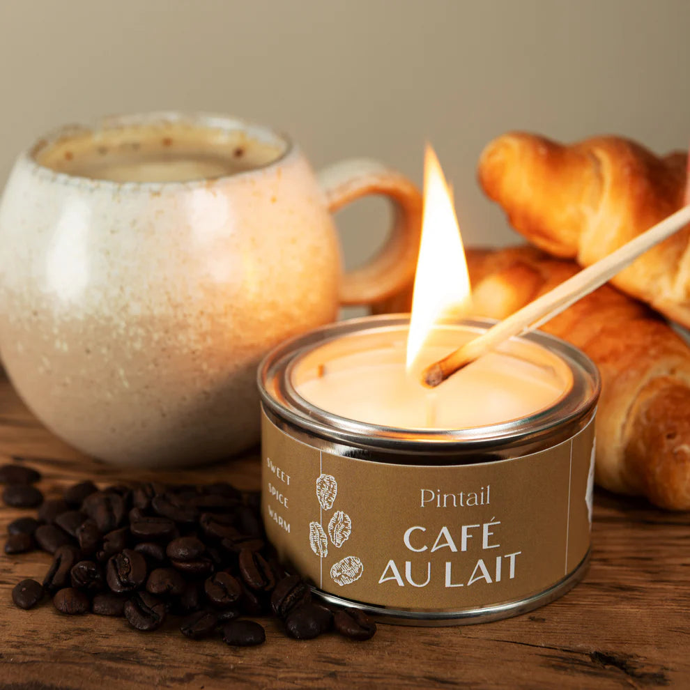 Cafe Au Lait Pintail Paint Pot Candle