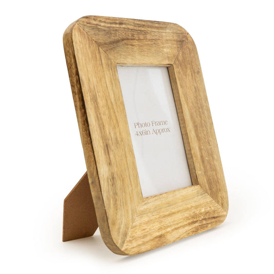Natural Photo Frame Mango Wood 4x6"