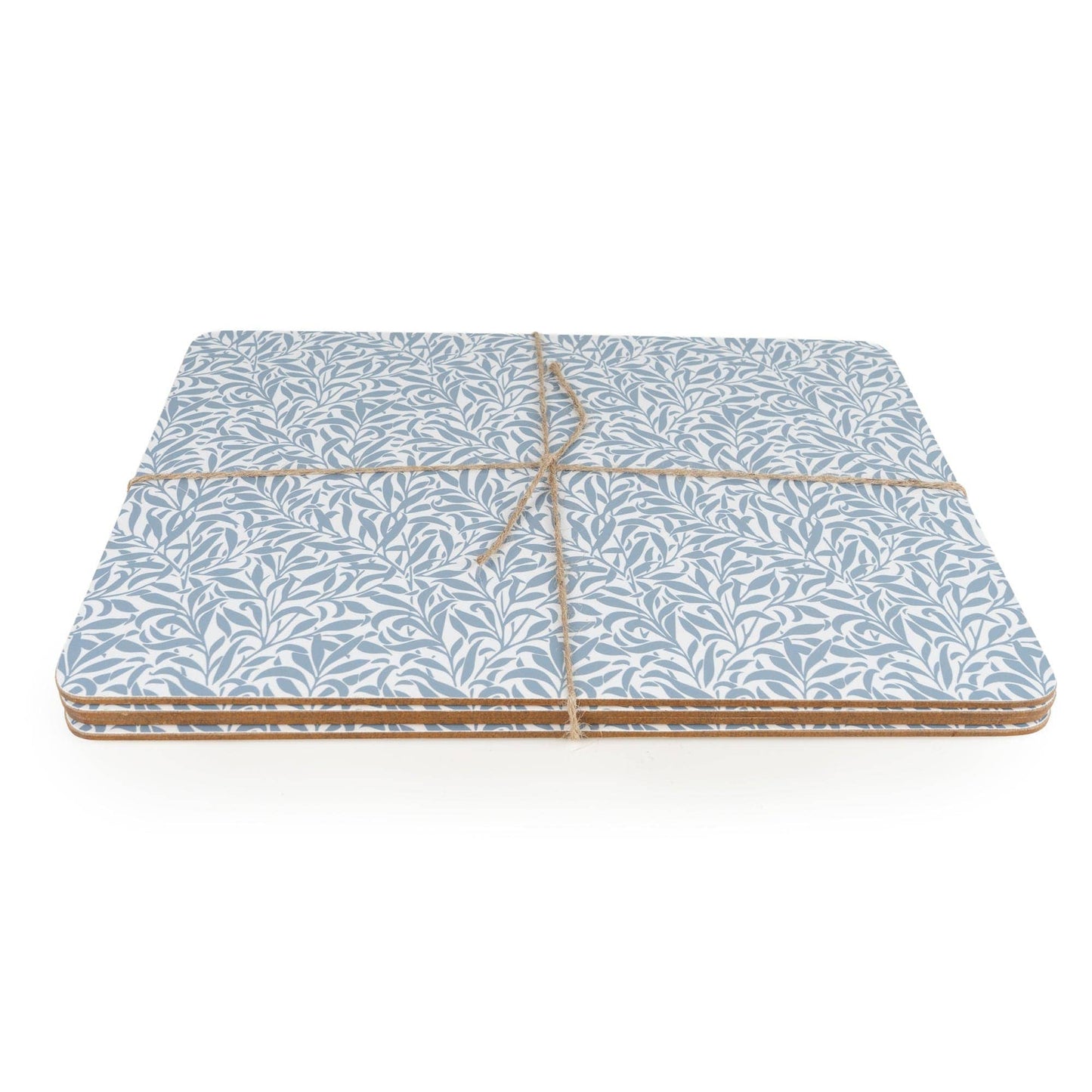 Jeff Banks Set of 4 Leafy Trellis Blue Placemats