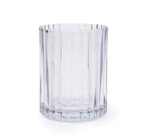 Smoked Clear Glass Tumbler