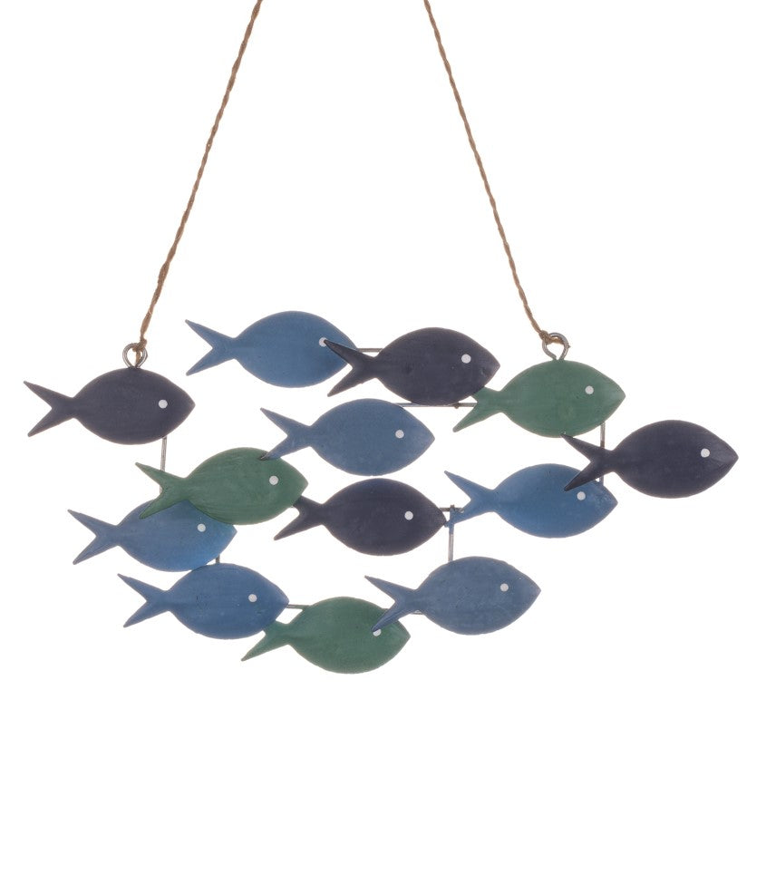 School Of Blue Lagoon Fish