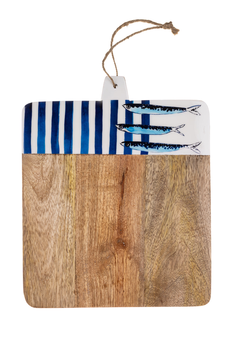 Fish Stripes Mango Wood Chopping Board