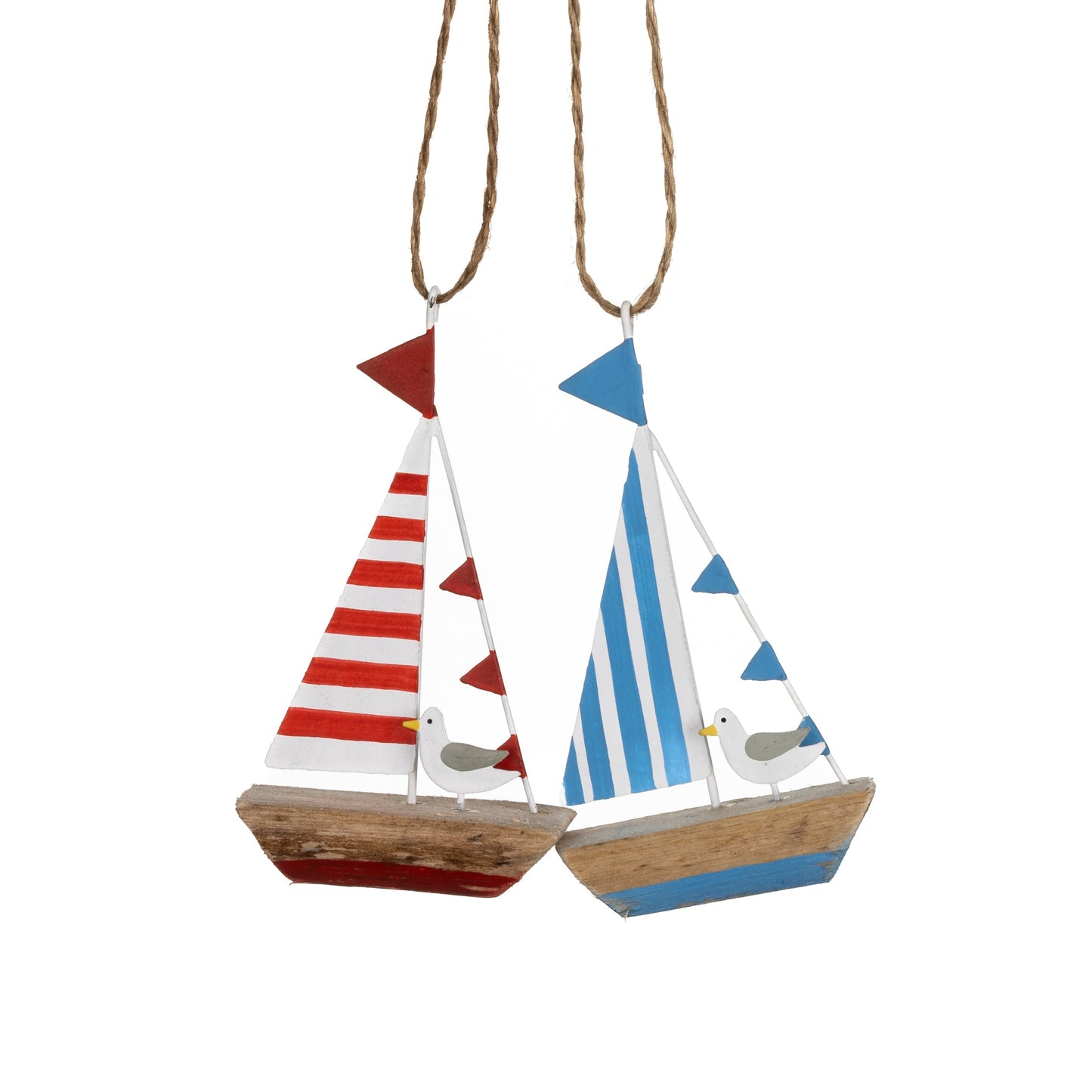 Hanging Yachts With Seagulls