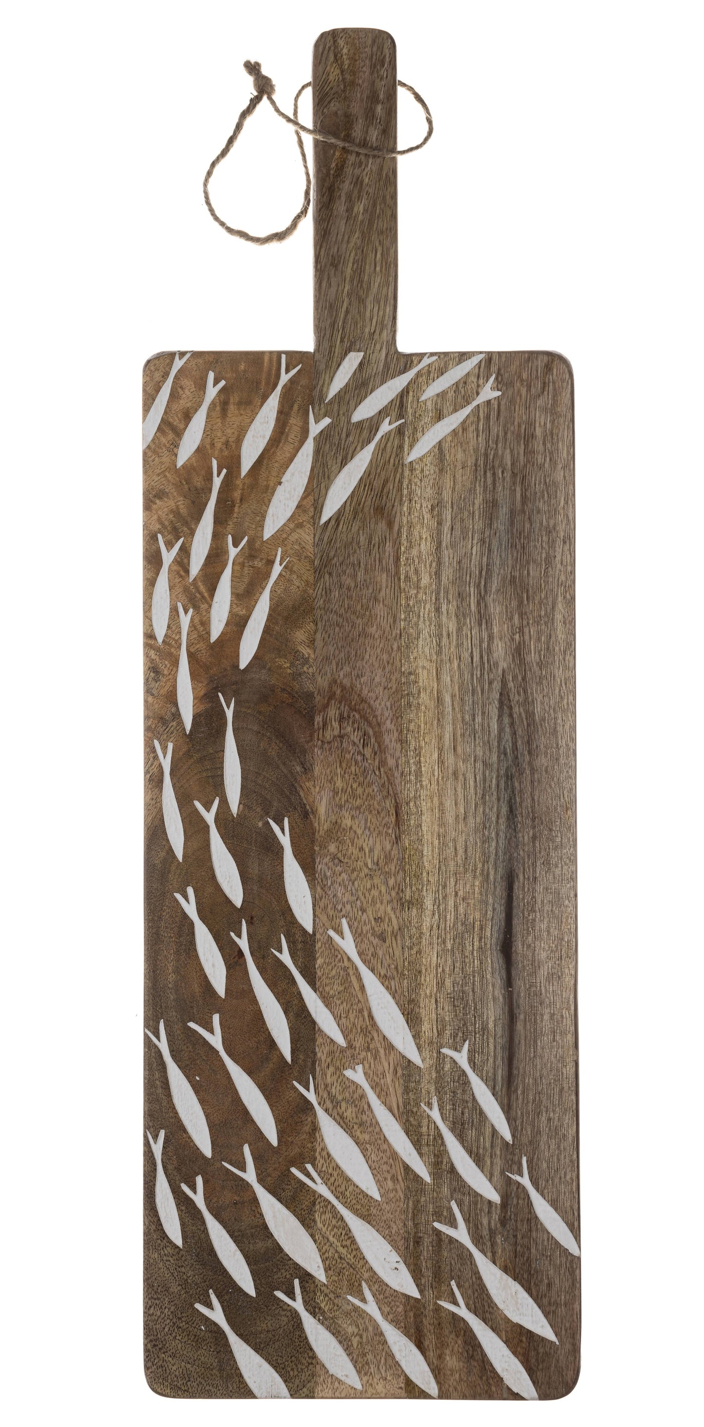 Etched Shoal Mango Wood Large Board