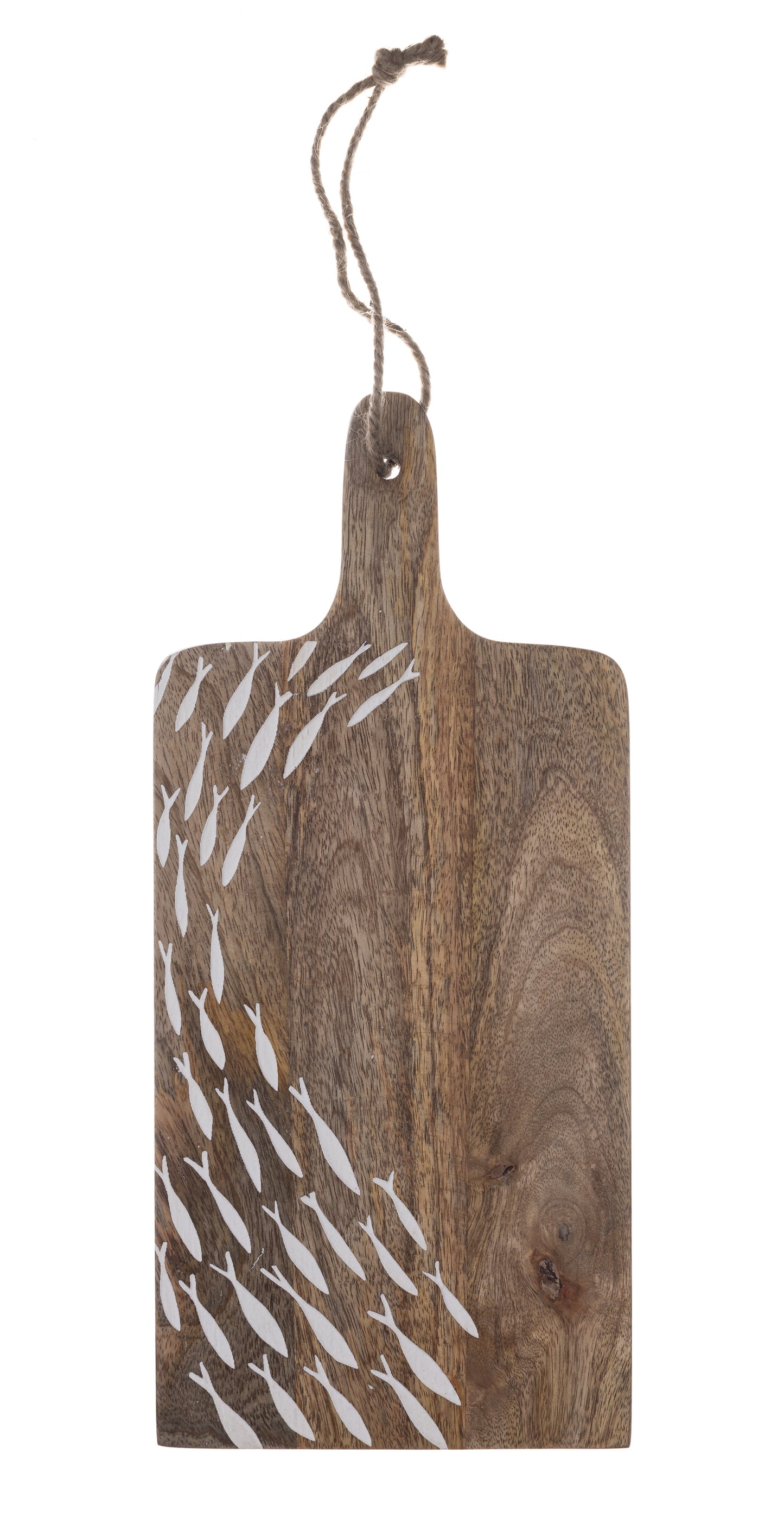 Etched Shoal Mango Wood Small Board