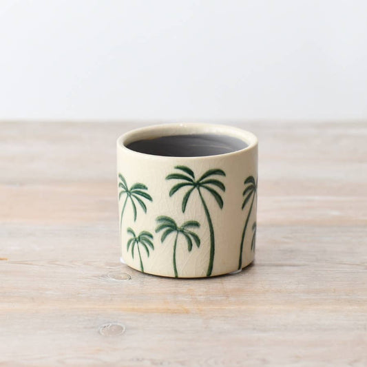 Palm Tree Small Planter