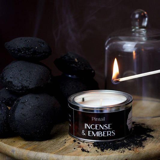 Incense & Embers Pintail Paint Pot Candle