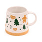 Gingerbread Man Tapered Stoneware Mug