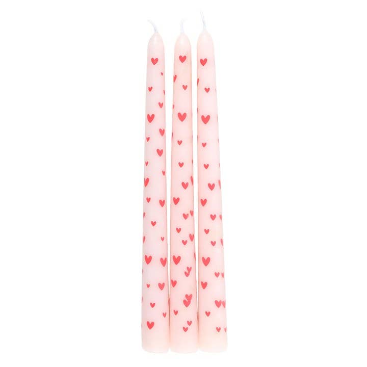 Heart Valentine's Day Taper Candle
