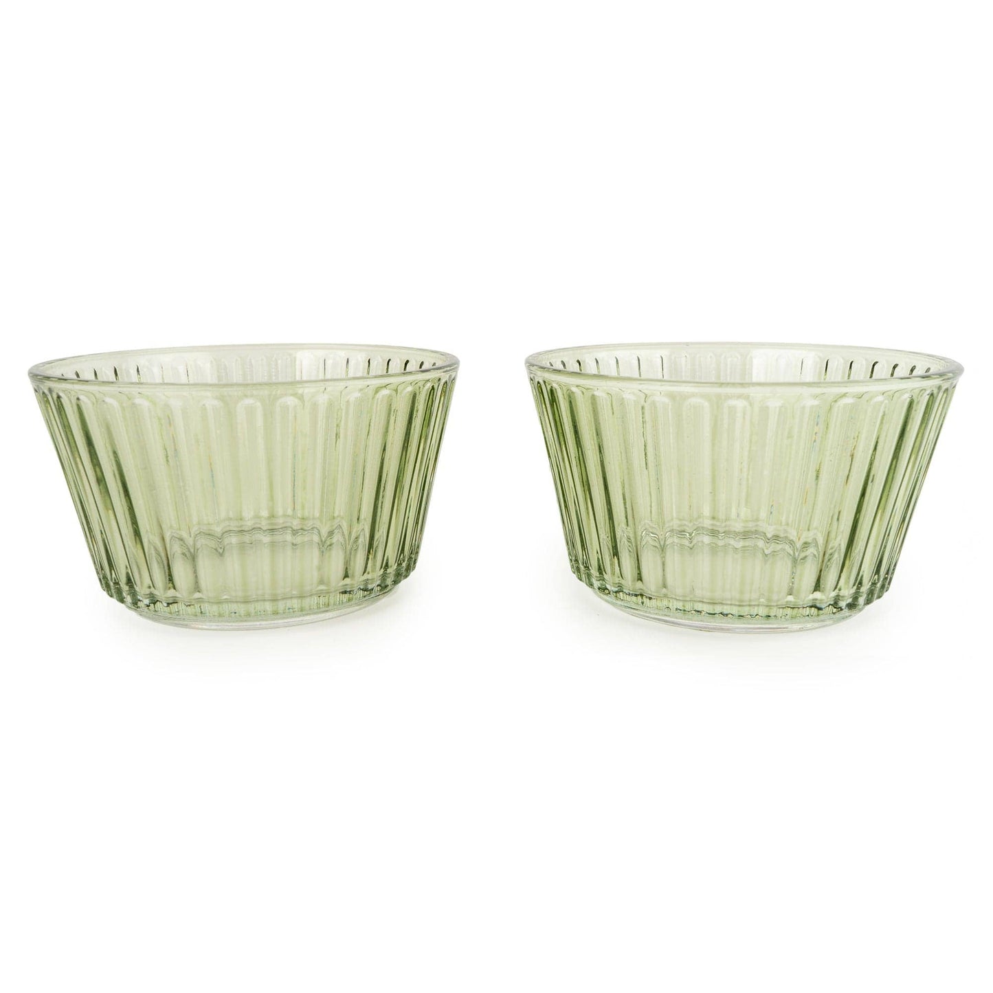 Round Glass Dishes on Mango Wood Tray