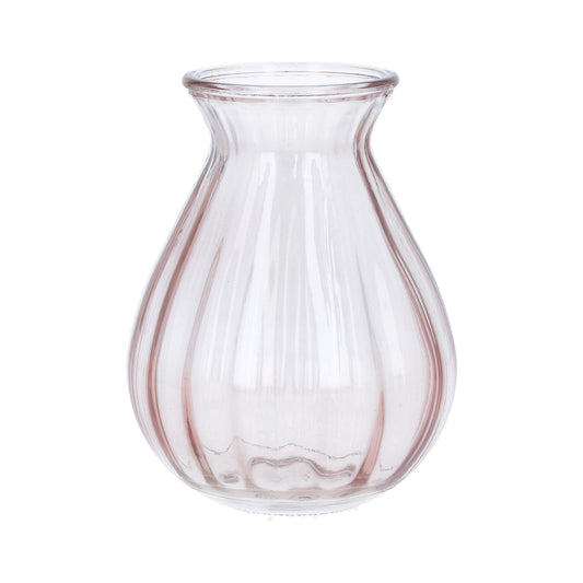 Pink Posey Glass Vase