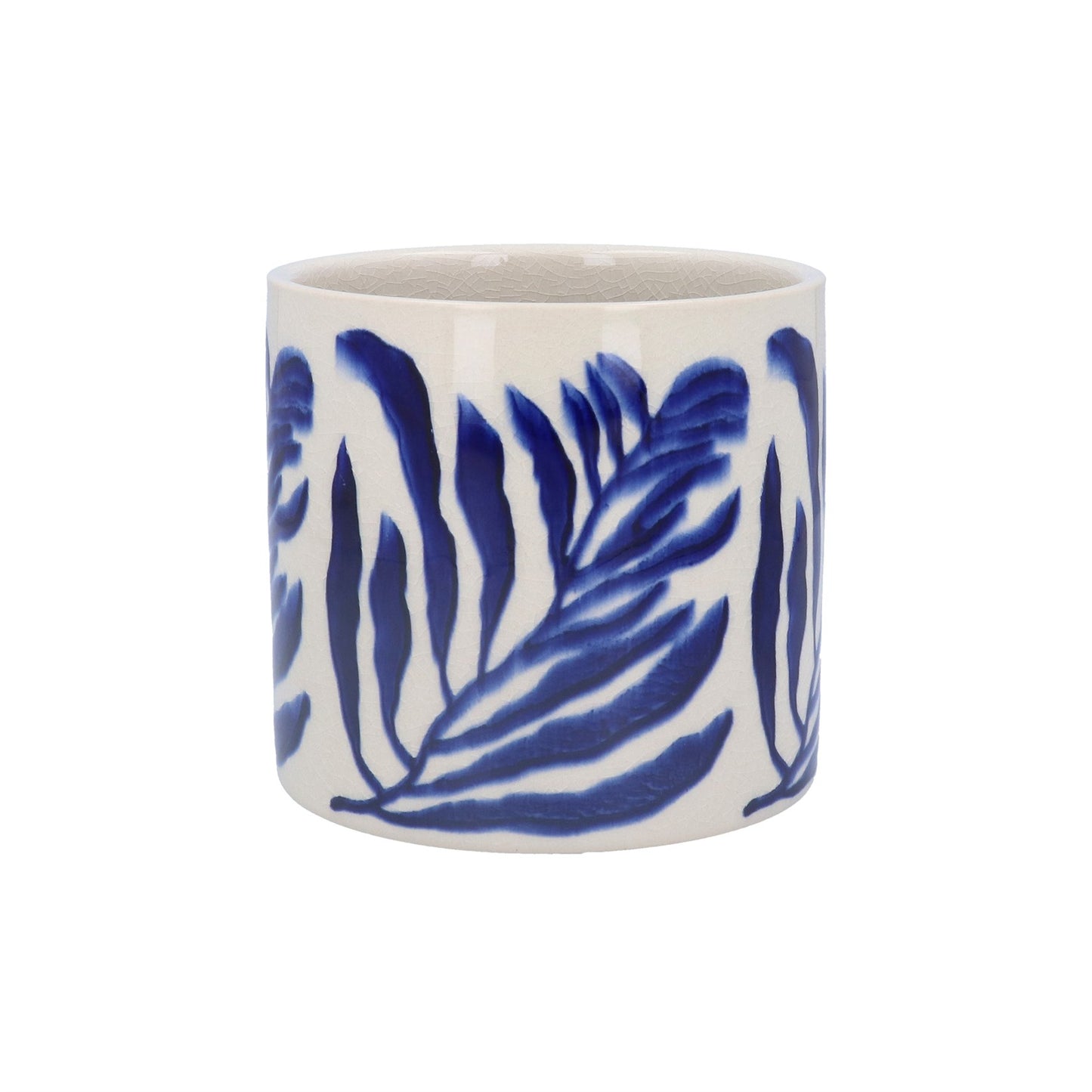 Blue Branch Ceramic Small Planter