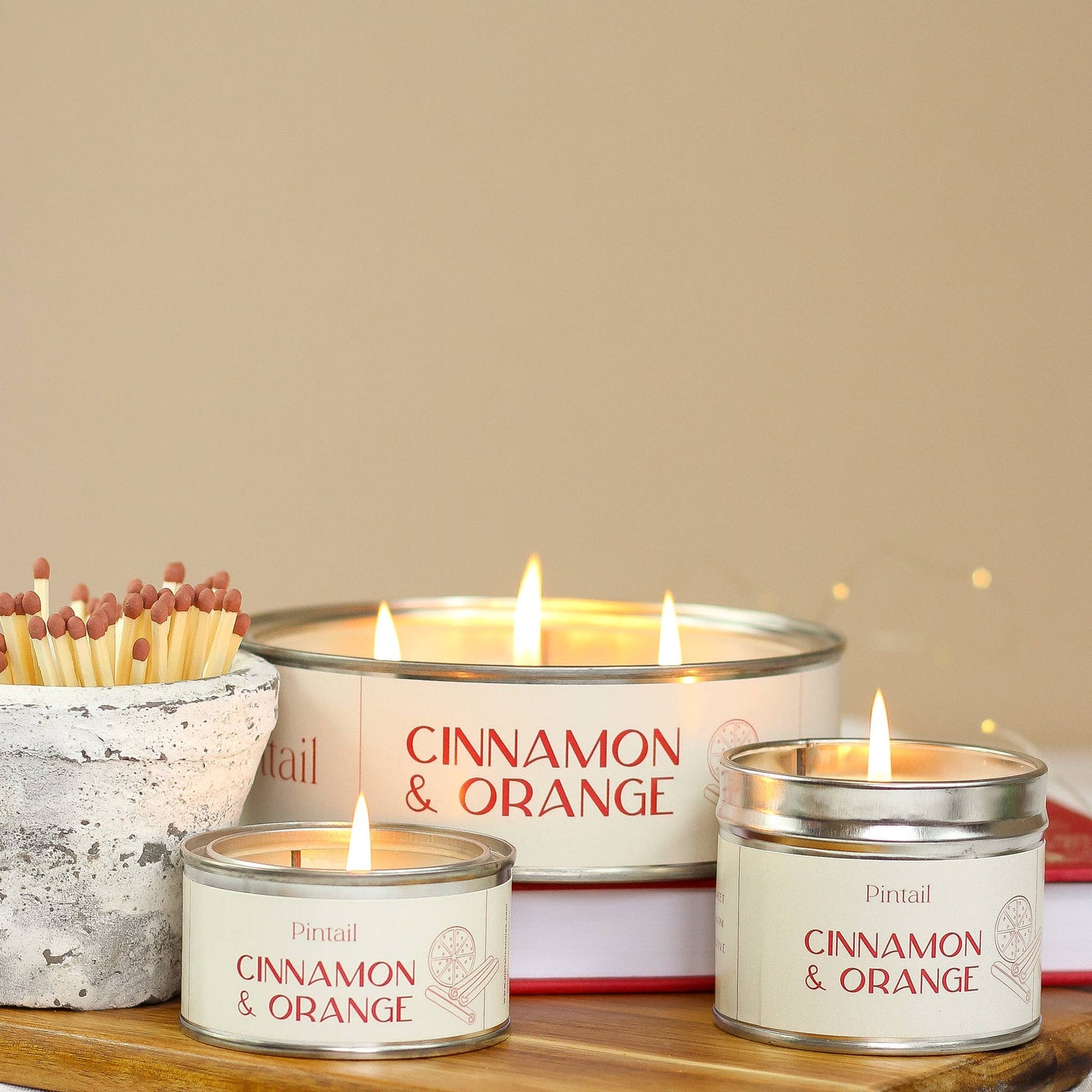 Cinnamon & Orange Pintail Paint Pot Candle
