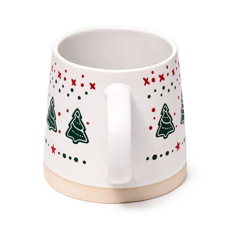 Christmas Tree Stoneware Mug