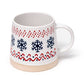 Snowflake Stoneware Mug