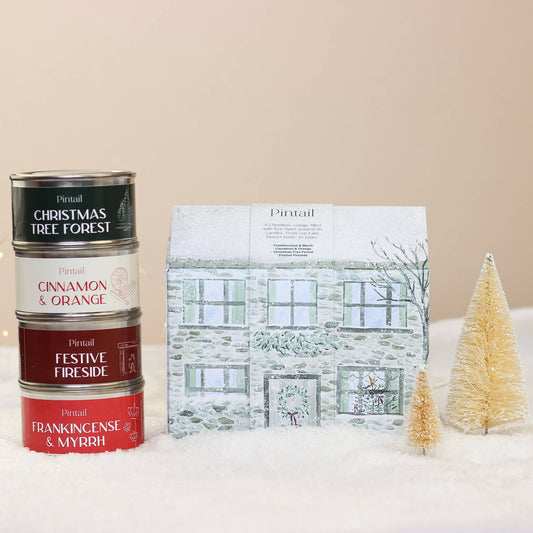 The Holiday Cottage Pintail Candle Gift Set