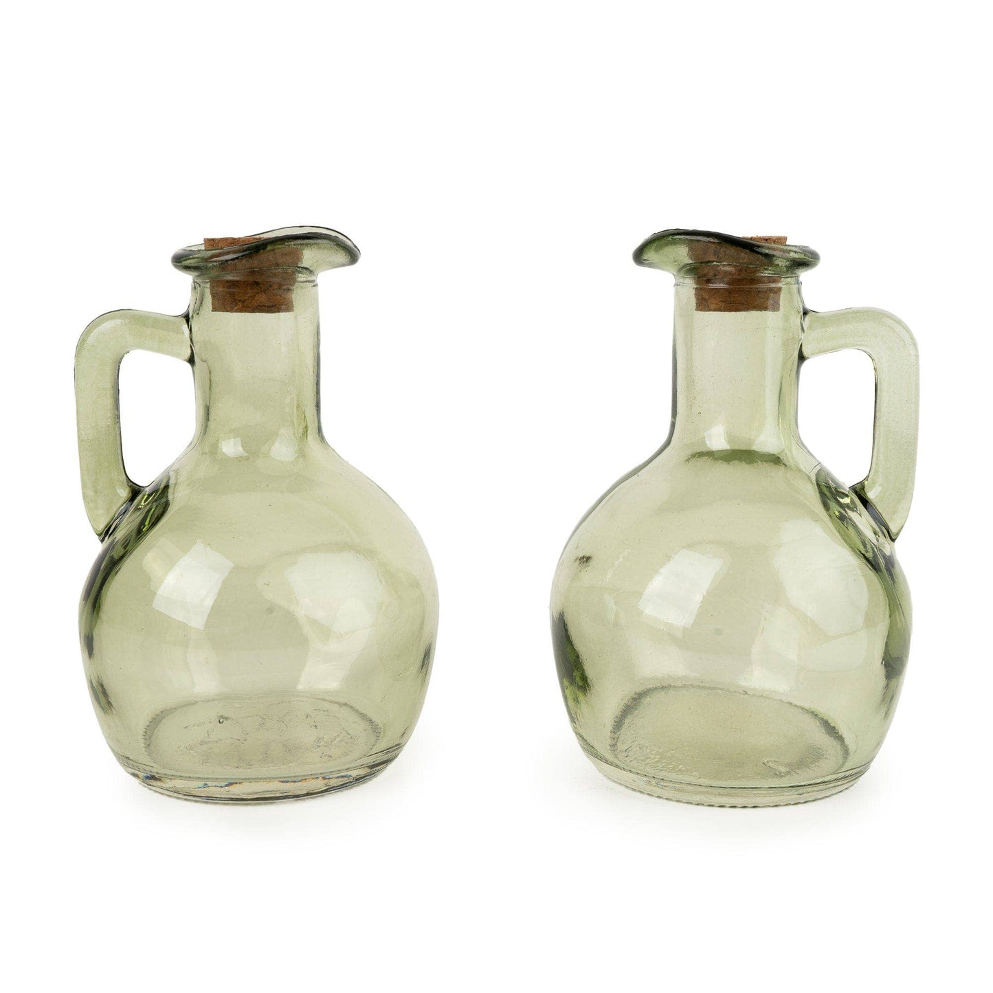 Set of 2 Oil Bottles on Stand