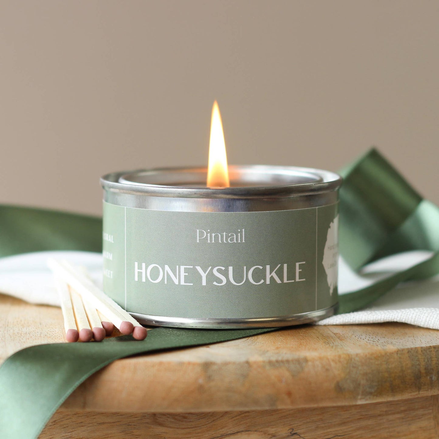 Honeysuckle Pintail Paint Pot Candle