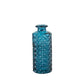 Blue Tall Geometric Vase