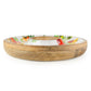 Handcrafted Tomato Chip & Dip Mango Wood Dish