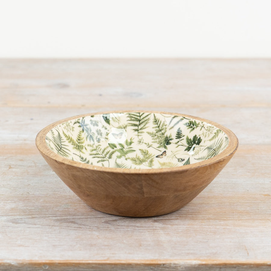 Fern Patterned  Medium Bowl