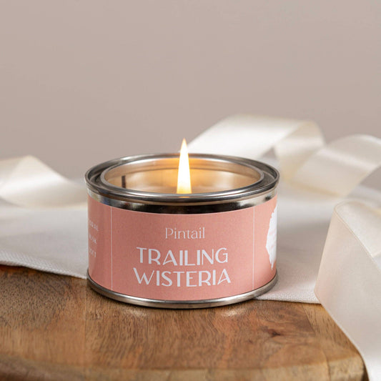 Trailing Wisteria Pintail Paint Pot Candle