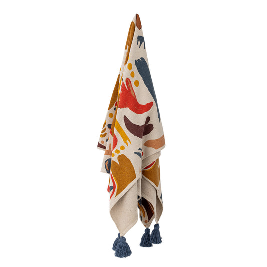 Orange And Blue Horus Throw