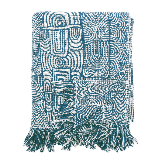Teal Bresso Throw