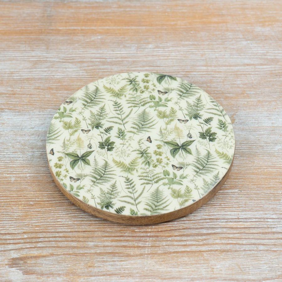 Fern Patterned Coaster
