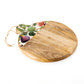 Handcrafted Fig Patterned  Mango Wood chopping Board
